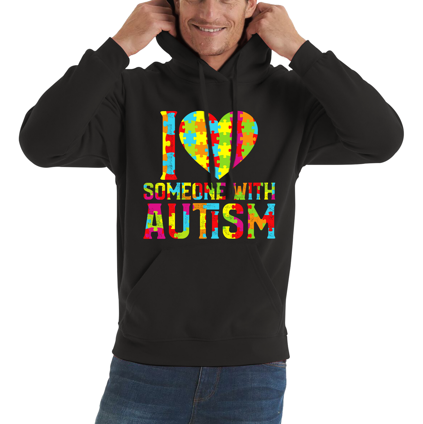 I Love Someone With Autism Hoodie