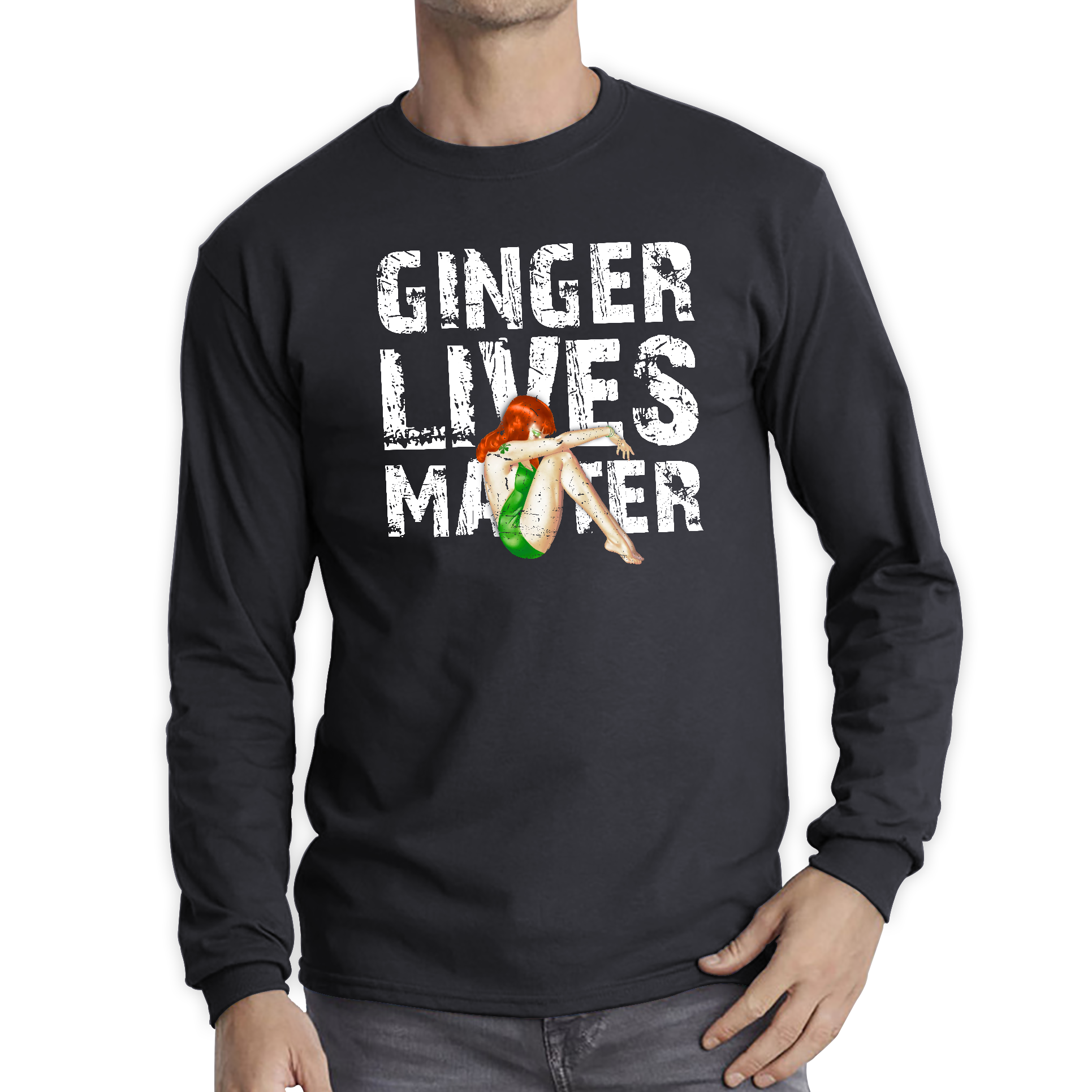 Weed Girl Gingers Lives Matter Shirt Cannabis Marijuana Lovers Funny All Lives matter Spoof Long Sleeve T Shirt