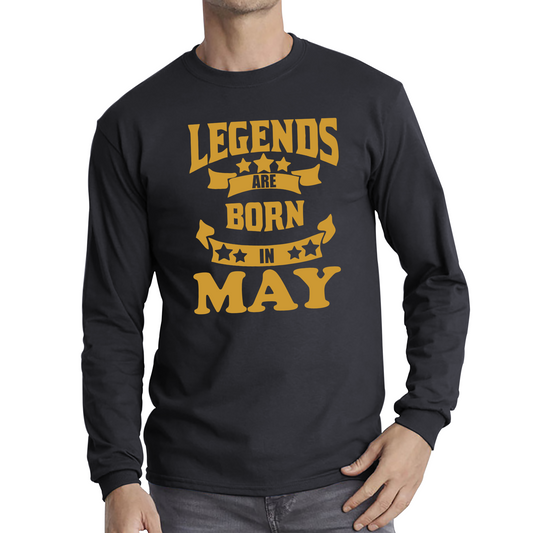 Legends Are Born In May Birthday T Shirt