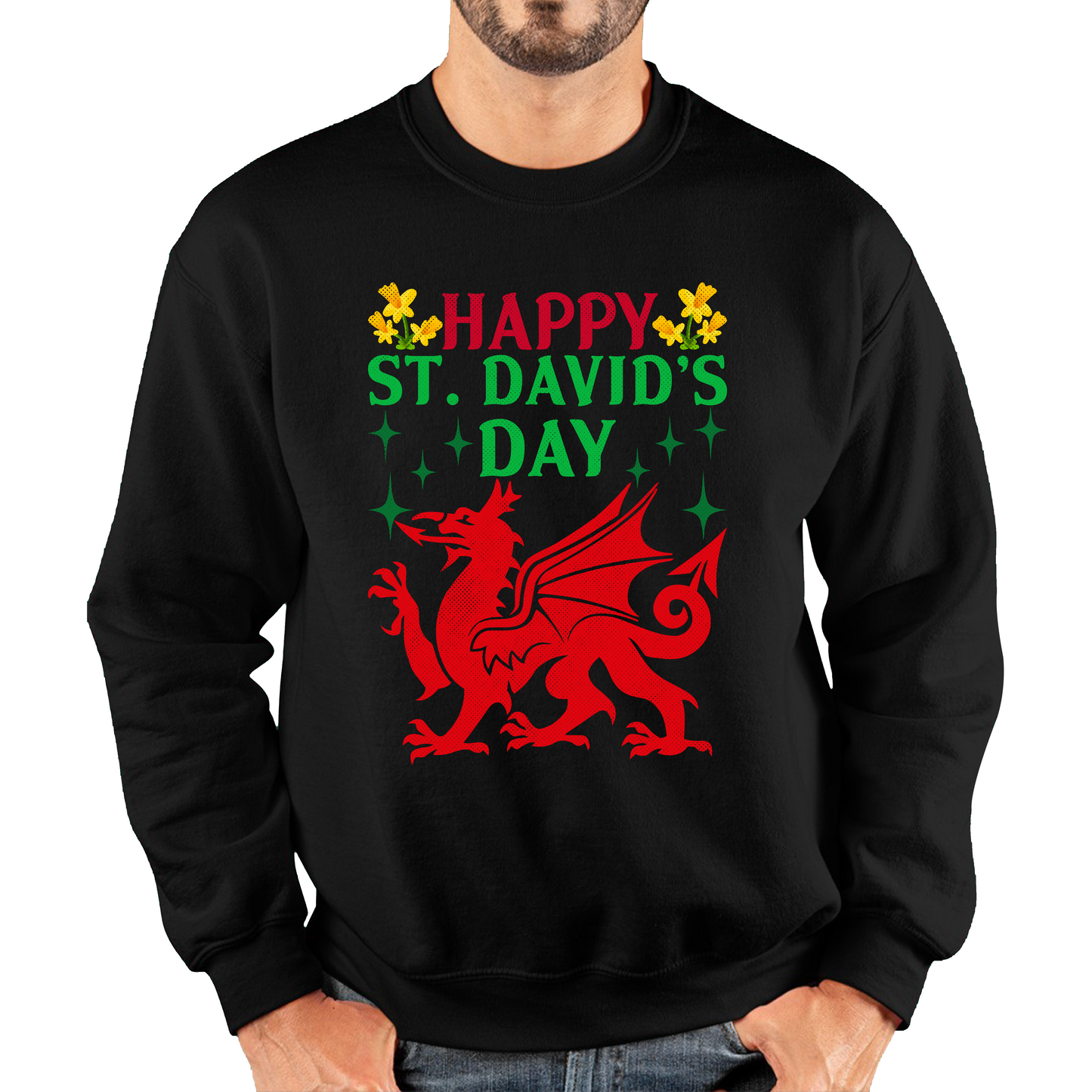 St Davids Day Sweatshirt UK