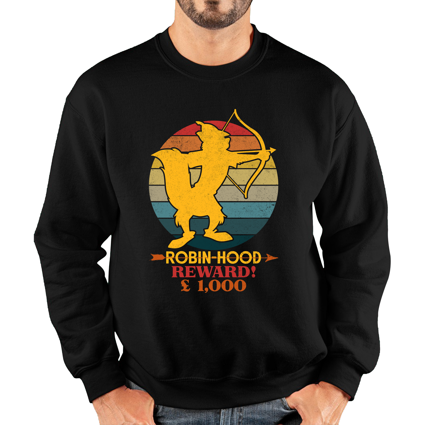Robin Hood Reward £1000 Fox Funny Unisex Sweatshirt