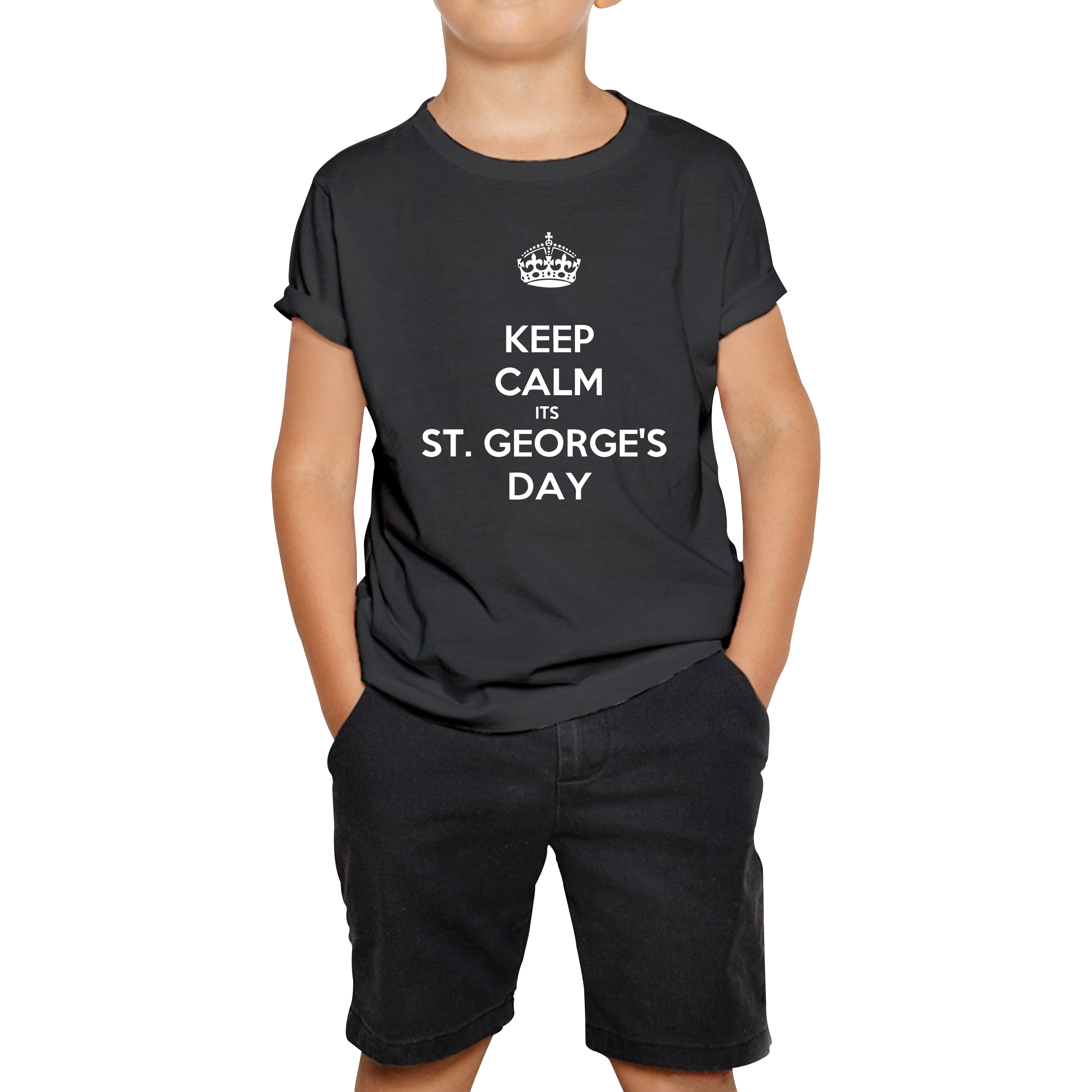 Keep Calm Its St. George's Day Kids T Shirt