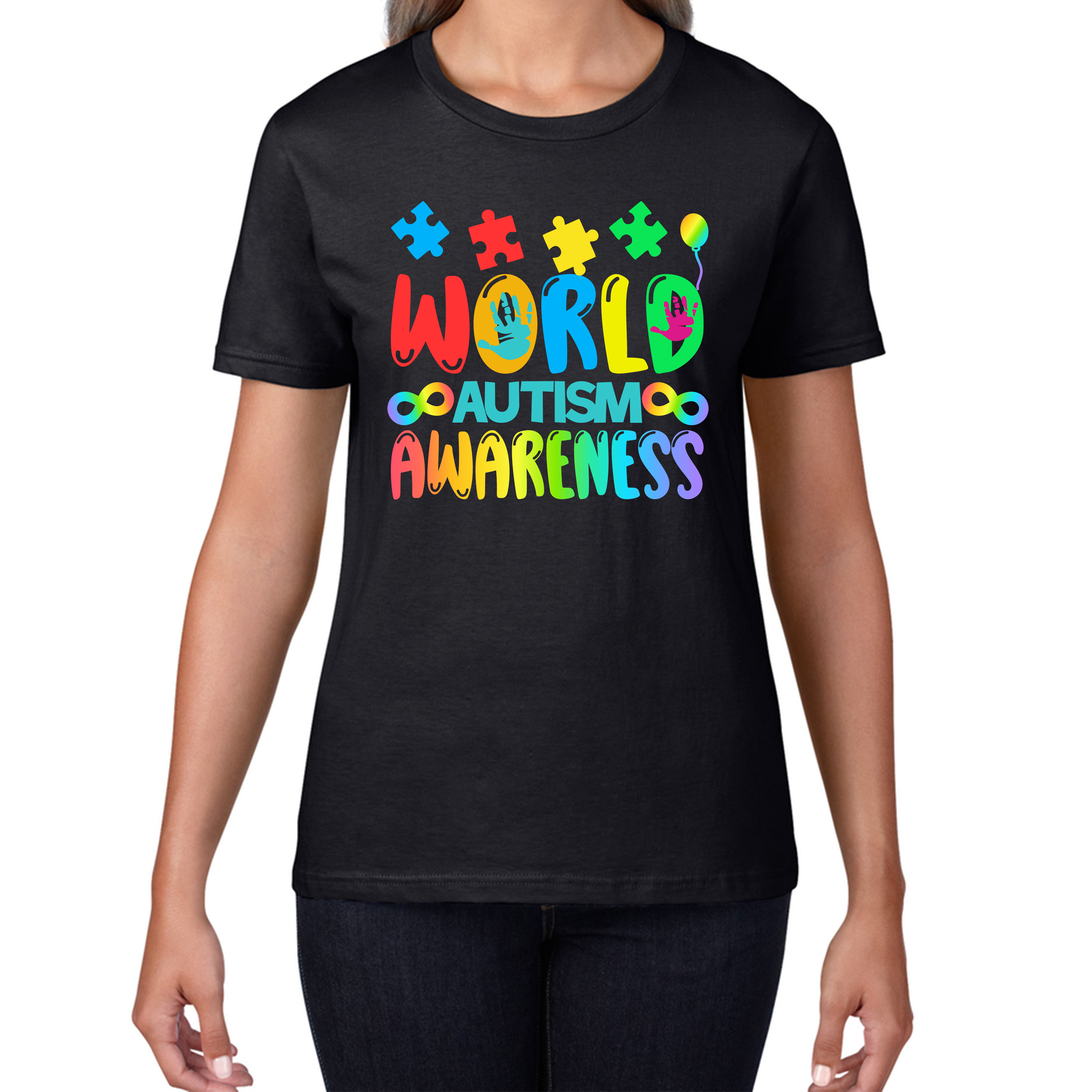 World Autism Awareness Day Ladies T Shirt