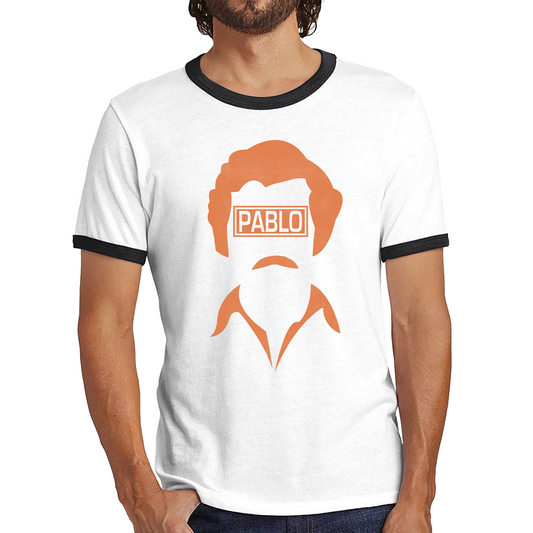 Plata O Plomo Pablo Escobar Shirt Drug Lord Colombia Drug Dealer Ringer T Shirt