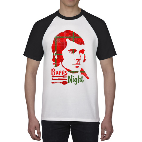 Burns Night Robert Burns Rabbie Burns Bard Life Scottish Poet Baseball T Shirt
