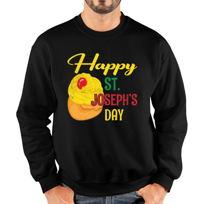 Happy St. Joseph's Day Saint Joseph Pray For Us Traditional Catholic Unisex Sweatshirt