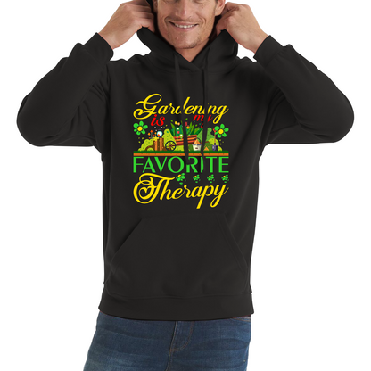 Gardening Is My Favorite Therapy Hoodie