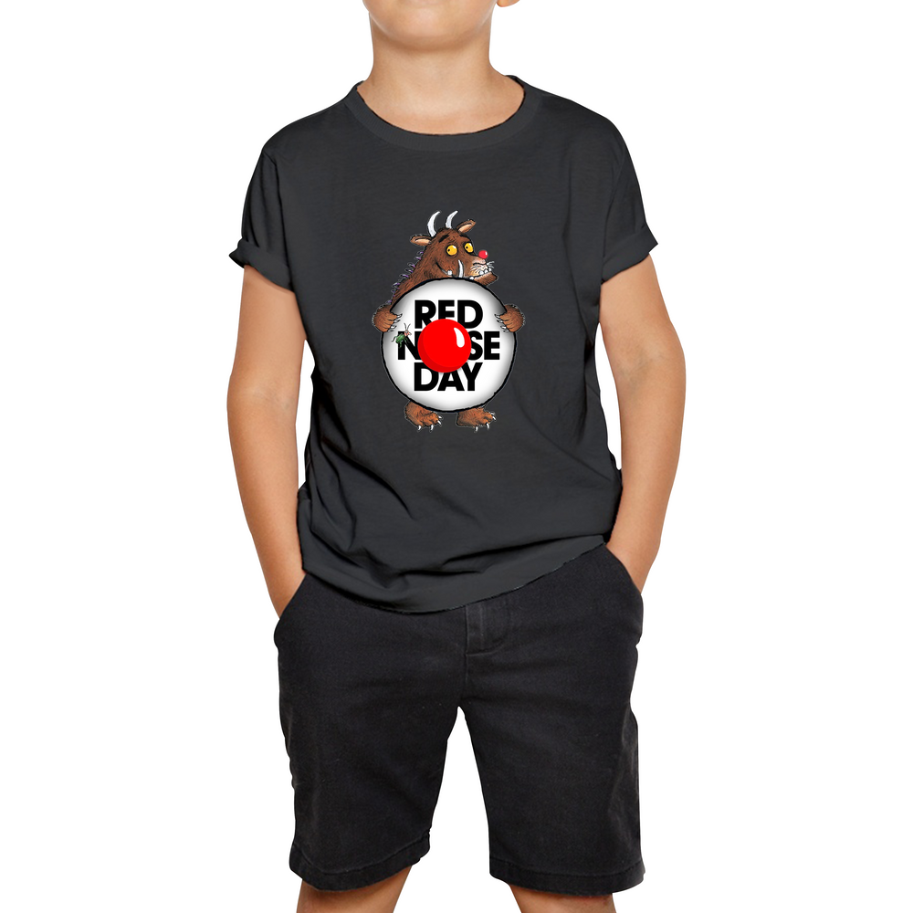 The Gruffalo Red Nose Day Kids T Shirt. 50% Goes To Charity