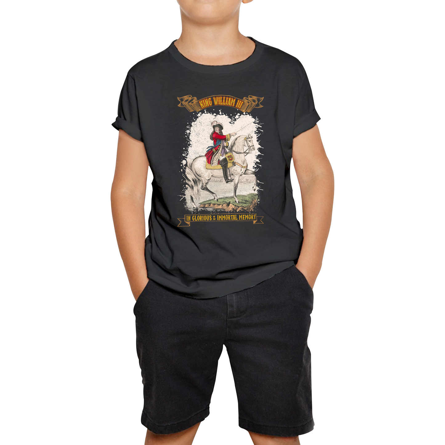 King William III In Glorious And Immortal Memory T Shirt