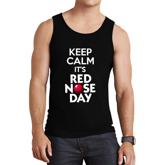 Keep Calm Its Red Nose Day Comic Relief Tank Top