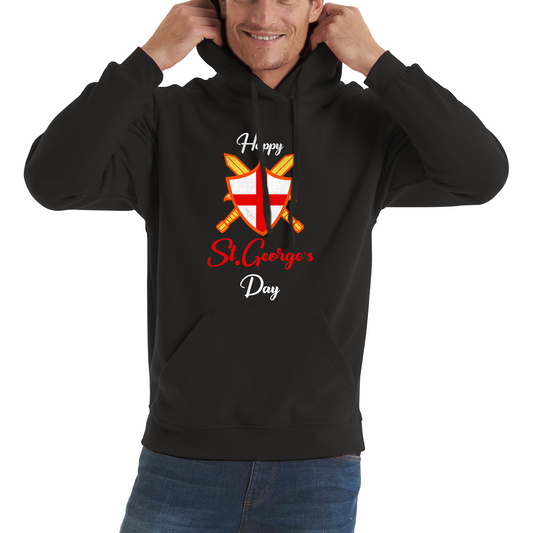 Happy St. George's Day Sword And Sheild Hoodie