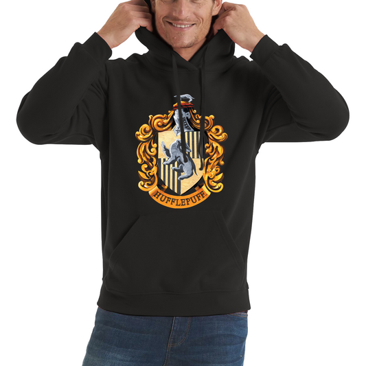 Harry Potter House Of Hufflepuff Hogwarts Crest Hoodie