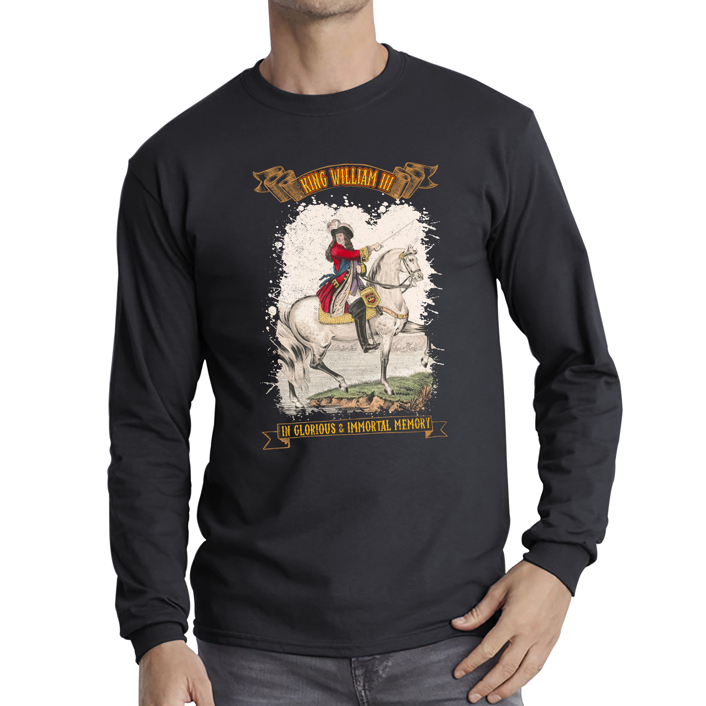 King William III In Glorious And Immortal Memory T Shirt