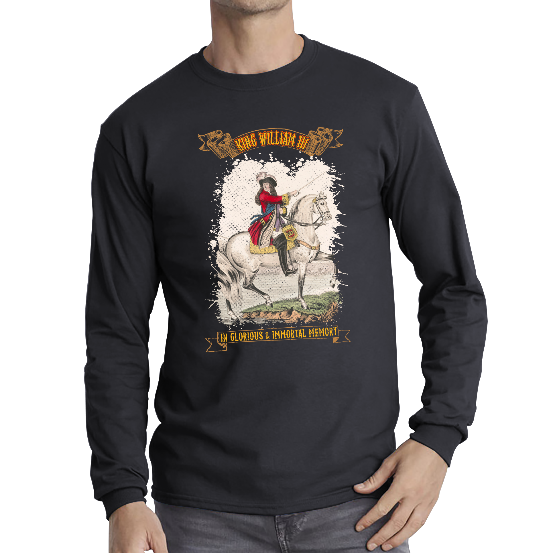 King William III In Glorious And Immortal Memory T Shirt