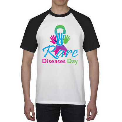 Rare Diseases Day Rare Diseases Awareness Rare Chronic Illness Ehlers-Danlos Syndrome Baseball T Shirt