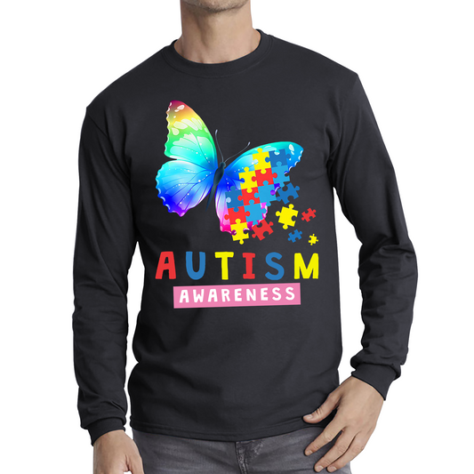 Autism Awareness Butterfly Design T Shirt