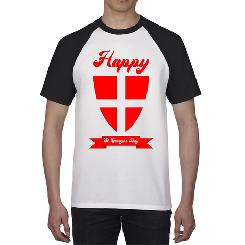 Happy St. George's Day Knight Shield George's Day Baseball T Shirt
