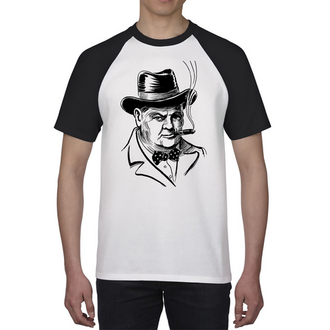 Sir Winston Churchill Former Prime Minister of the United Kingdom Baseball T Shirt