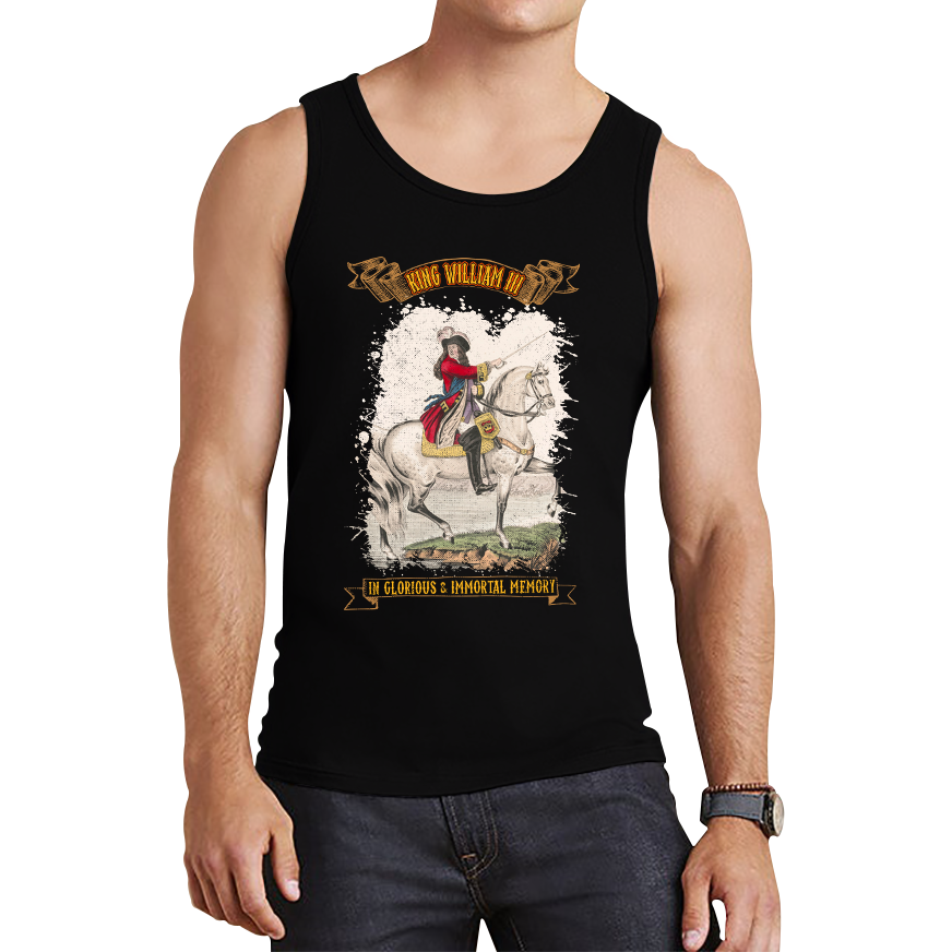 King William III In Glorious And Immortal Memory Tank Top