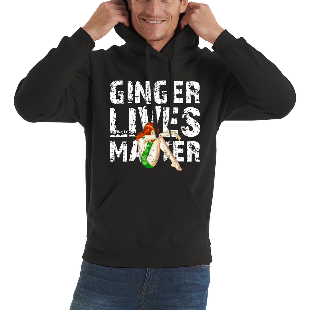 Weed Girl Gingers Lives Matter Hoodie Cannabis Marijuana Lovers Funny All Lives matter Spoof Unisex Hoodie