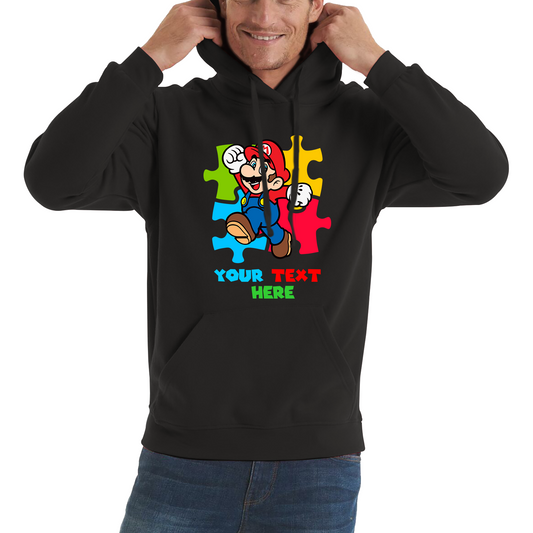 Personalised Super Mario Puzzle Funny Hoodie