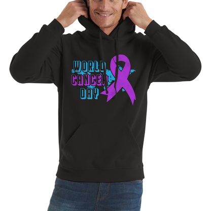 World Cancer Day 4 February Cancer Day Cancer Awareness Cancer Warrior Unisex Hoodie
