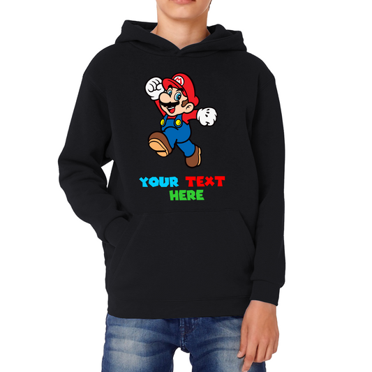 Personalised Super Mario Funny Hoodie