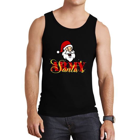 christmas santas army tank top