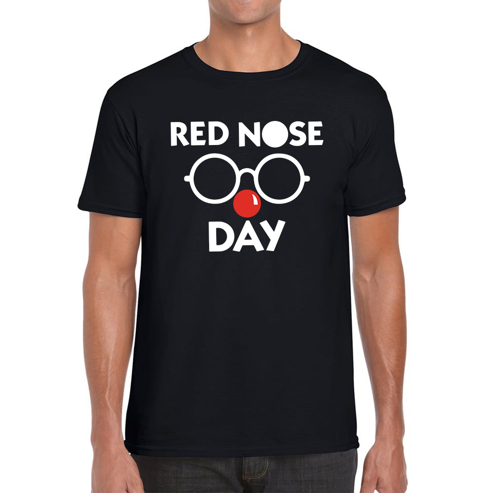 Comic Relief Red Nose Day Adult T Shirt. 50% Goes To Charity