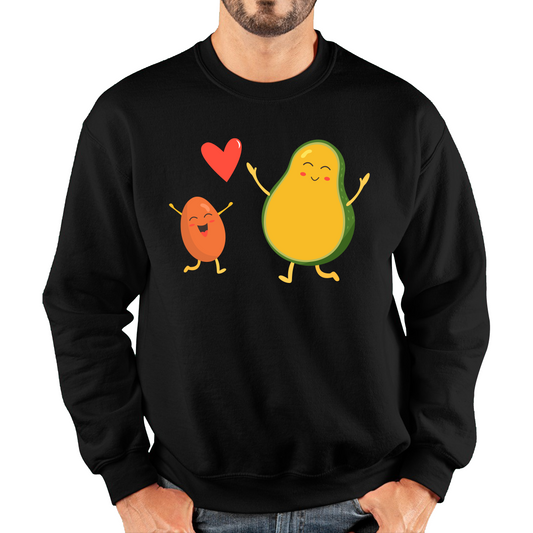 Bean & Avocado Love Funny Sweatshirt