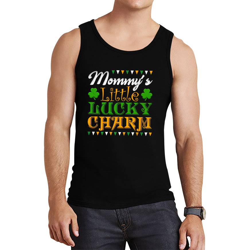 Mommy's Little Lucky Charm St. Patrick's Day Mama's Lucky Charm Lucky Shamrock Irish Family Saint Patricks Day Tank Top