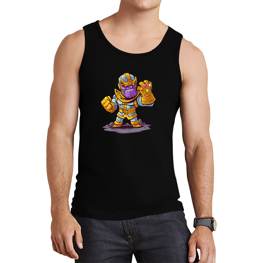 Thanos Mad Titan Cute Cartoon Vest Marvel Avengers Comic Thanos Tank Top