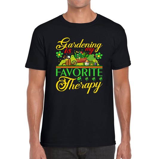 Gardening Is My Favorite Therapy T Shirt