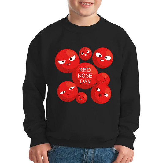 Red Nose Day Funny Noses Sweatshirt