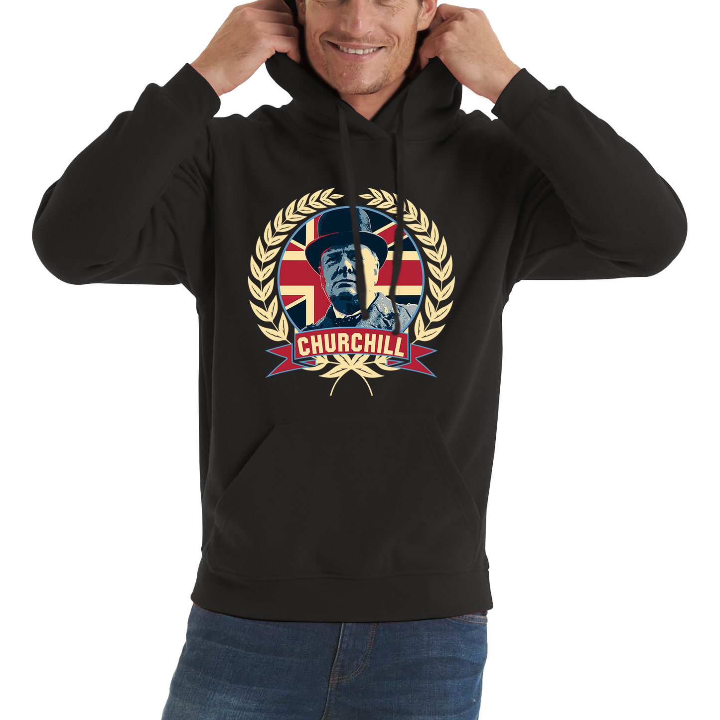 Sir Winston Churchill Prime Minister of the United Kingdom Hoodie