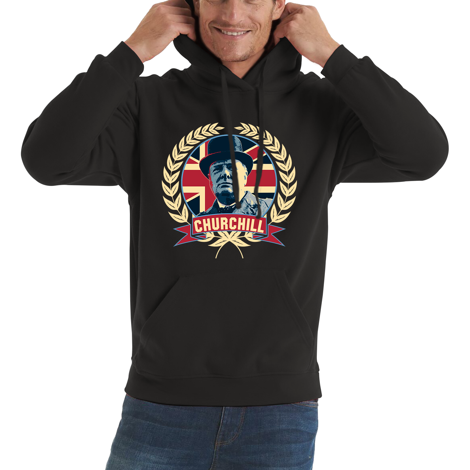 Sir Winston Churchill Prime Minister of the United Kingdom Hoodie