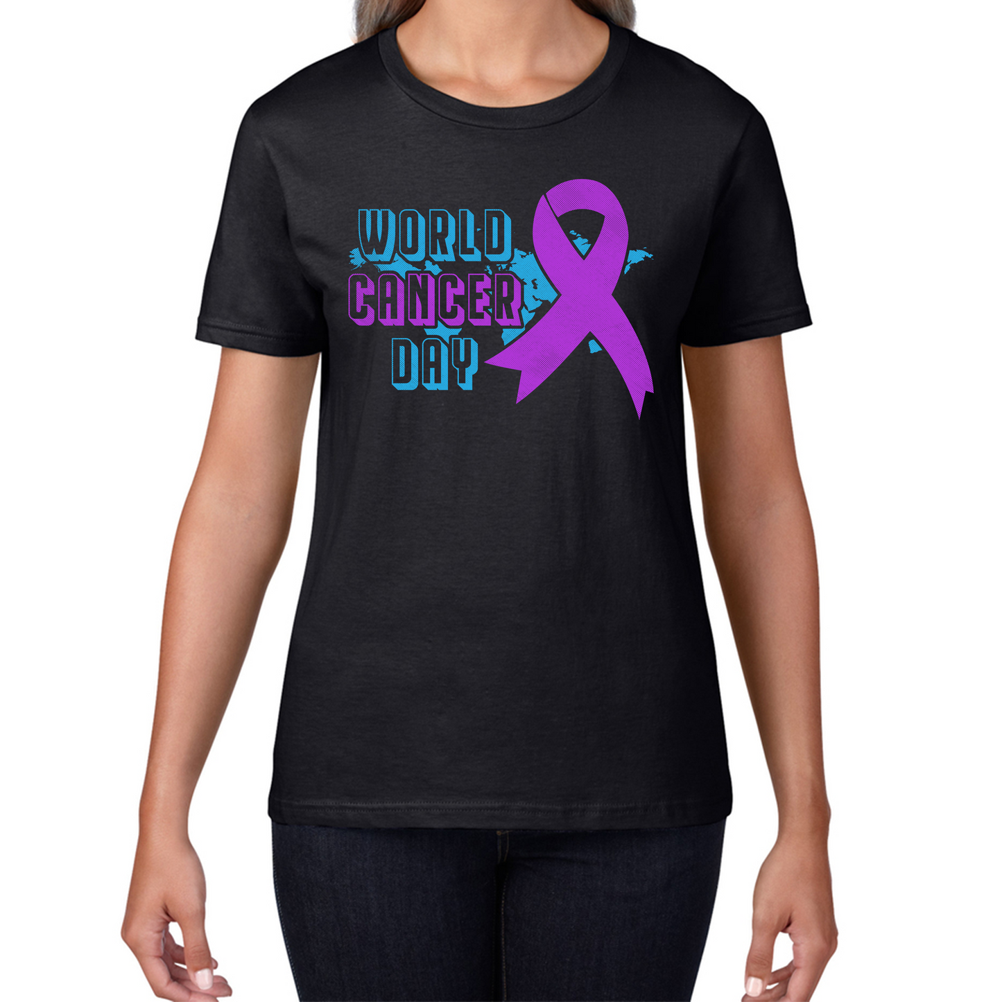 World Cancer Day 4 February Cancer Day Cancer Awareness Cancer Warrior Womens Tee Top