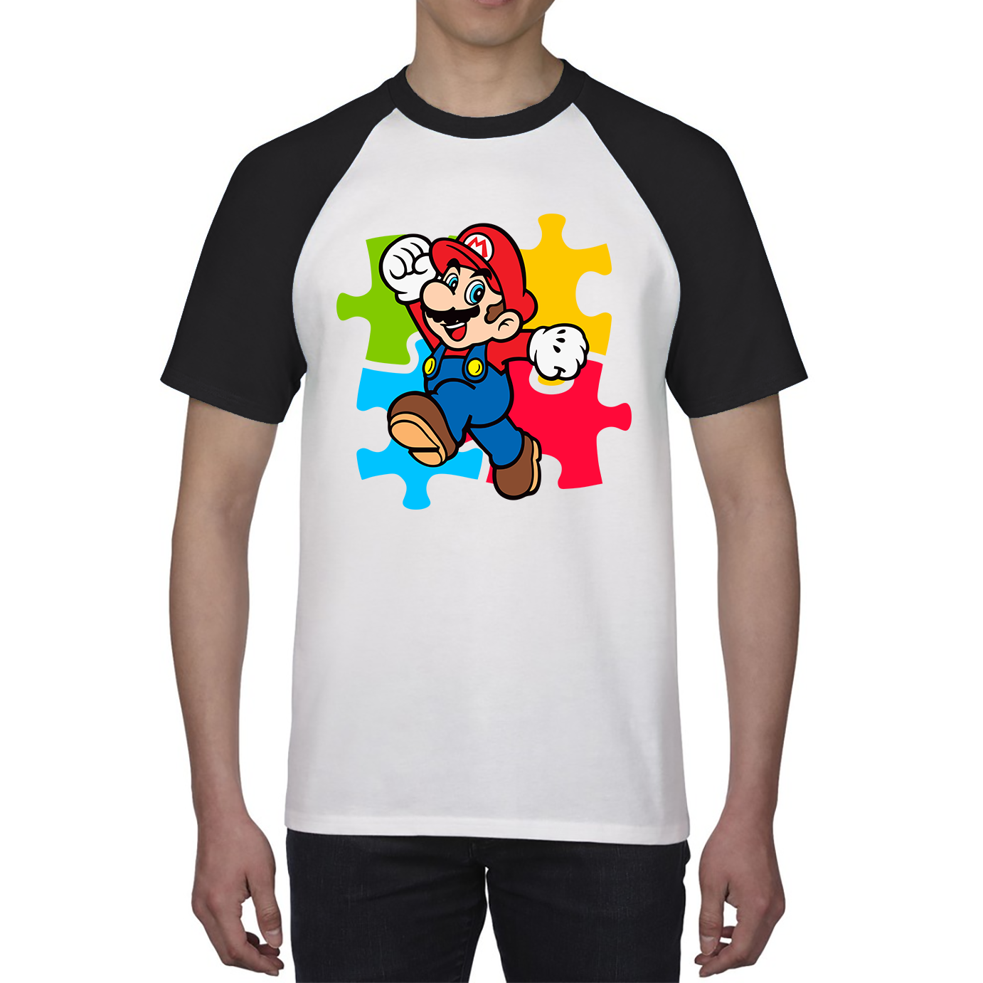 Super Mario Shirt Funny Game Lovers Players Video Game Baseball T Shirt