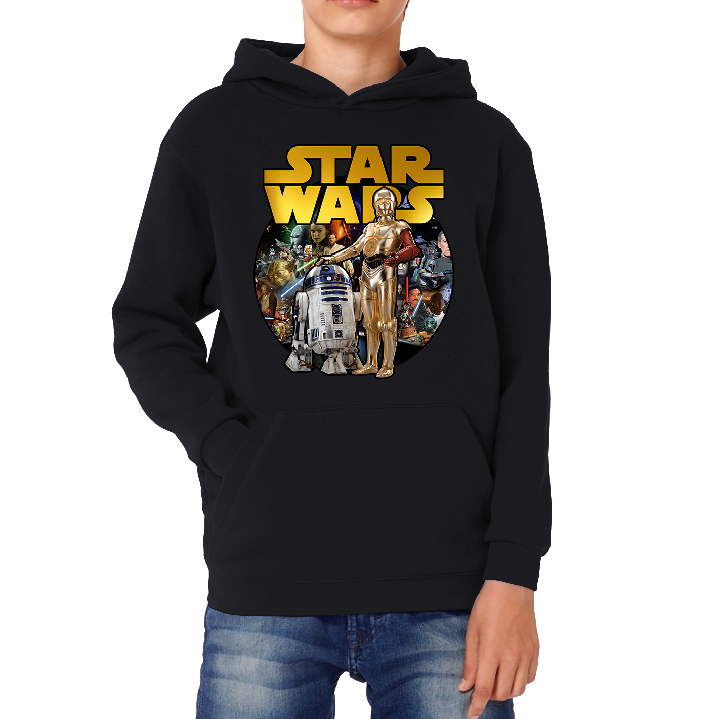 Star Wars These aren't The Droids You're Looking for Hoodie Funny Star Wars R2D2 C3PO Kids Hoodie