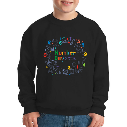 Numbers Day 2023 Maths Day Symbols School Charity Day Mathletics Kids Jumper