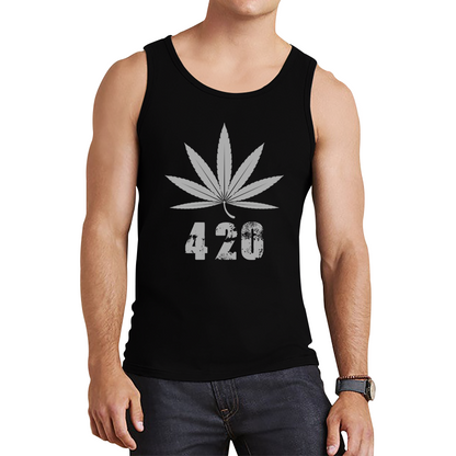 Weed Cannabis 420 Funny Tank Top