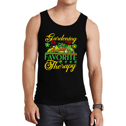 Gardening Is My Favorite Therapy Tank Top