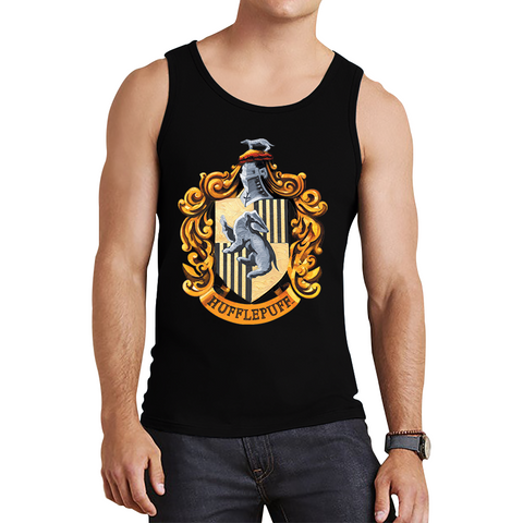 Harry Potter House Of Hufflepuff Hogwarts Crest Tank Top