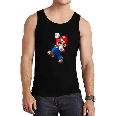 Super Mario Bros Red Nose Day Tank Top. 50% Goes To Charity