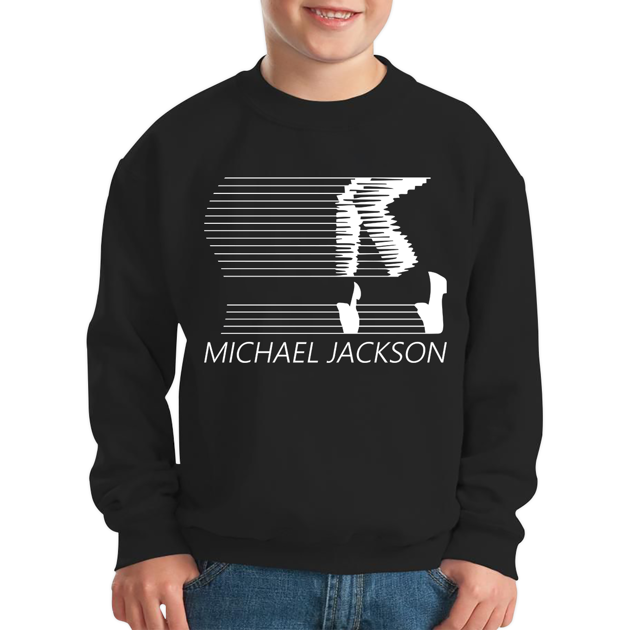 Moonwalk Dancing Step Michael Jackson King Of Pop Forever Kids Sweatshirt