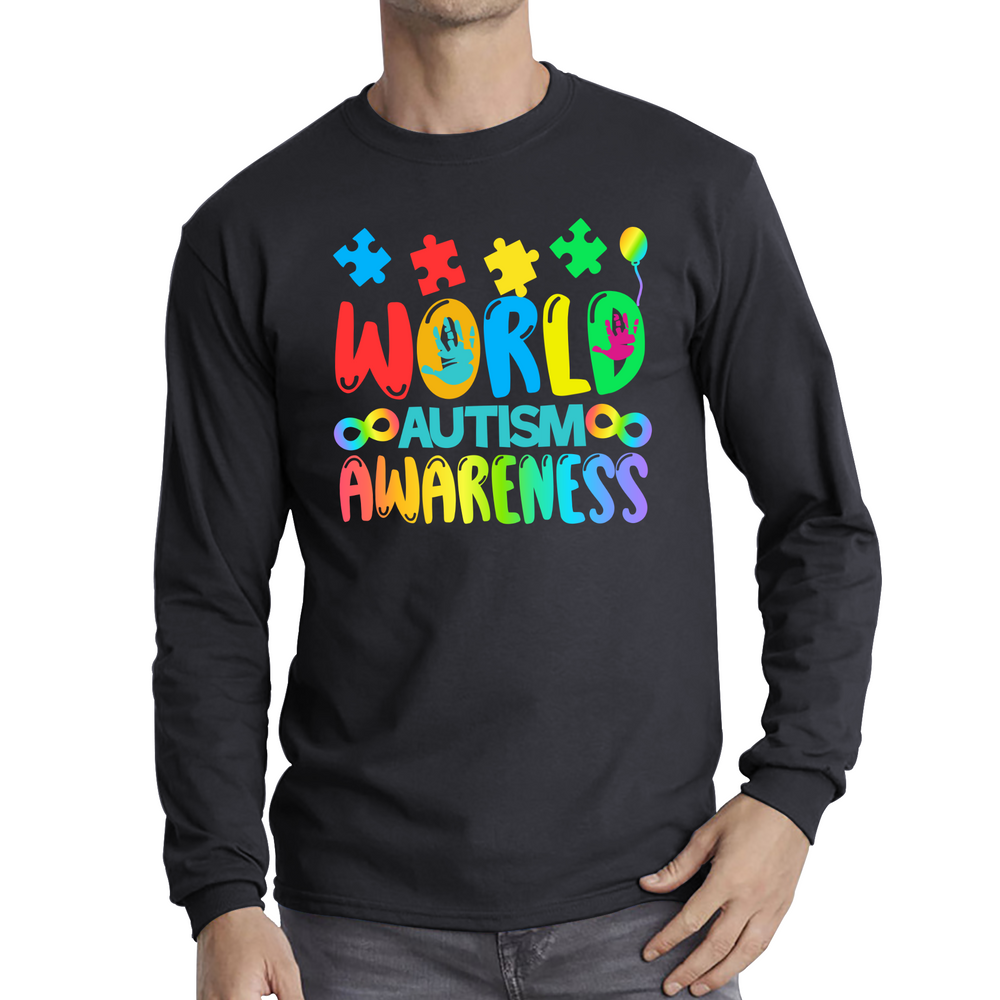 World Autism Awareness Day Adult Long Sleeve T Shirt