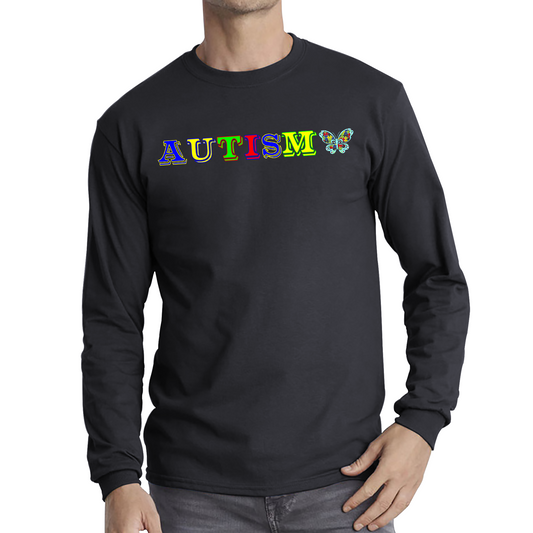 Autism Awareness With Butterfly T Shirt