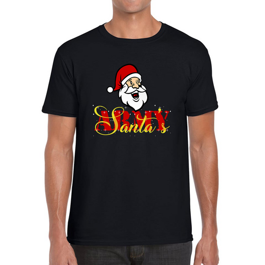 christmas santas army t shirt