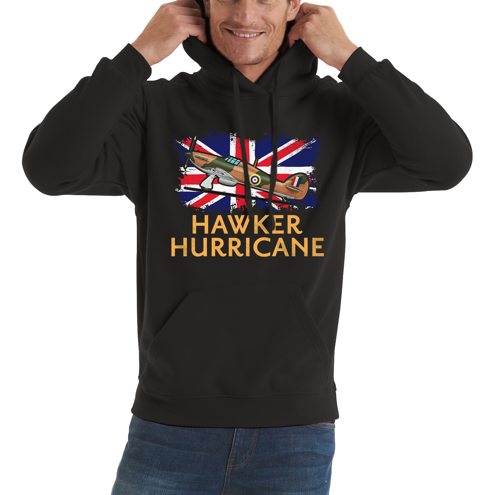Hawker Hurricane British Veteran Air Force Hoodie