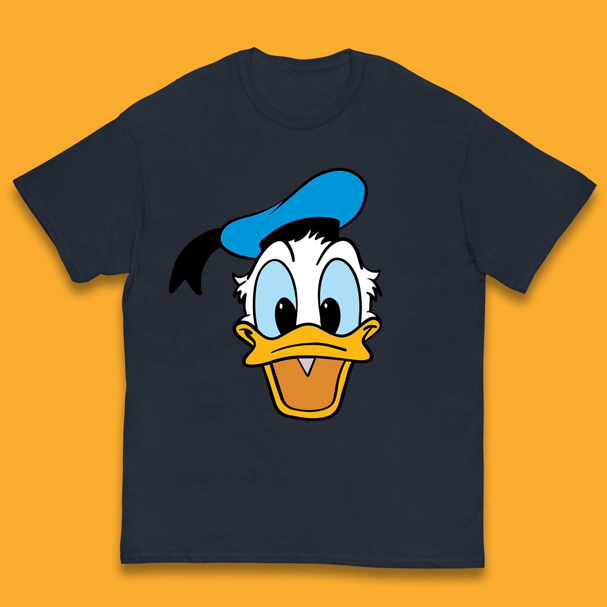 Donald Duck And Daisy Duck Face Cartoon Characters Disneyland Vacation Trip Disney World Kids T Shirt